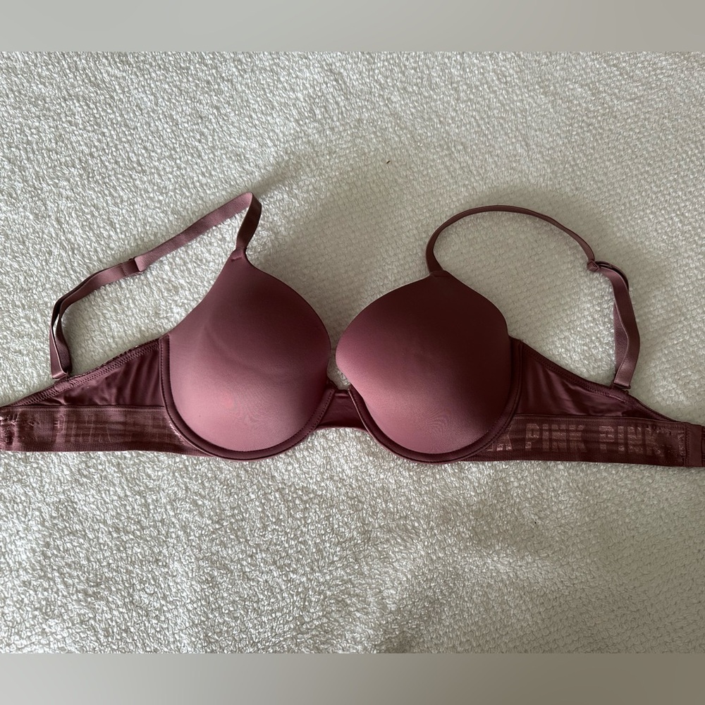 PINK Victoria's Secret Bra - Deep Burgundy